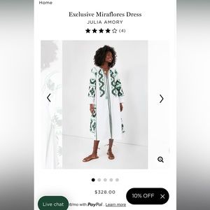 Julia Amory Miraflores Dress XXL in Herb de Provence